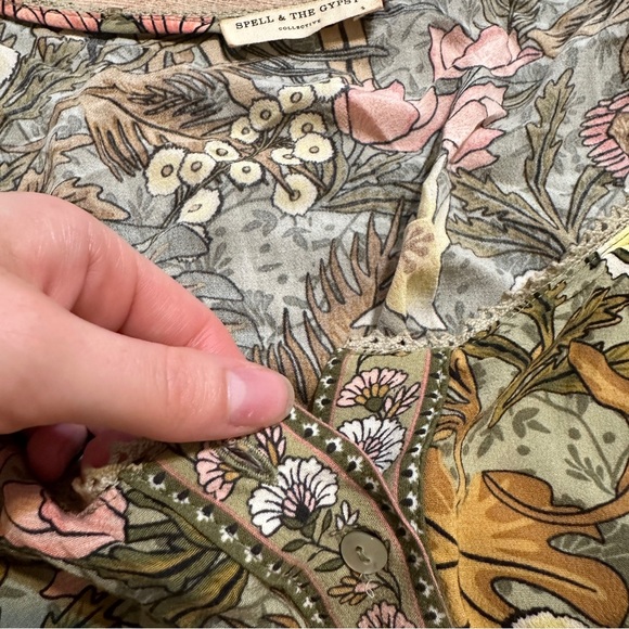 Spell & The Gypsy Jungle Crop Top - Picture 4 of 6